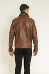 Baldwin Men's Casual Fall Leather Jacket